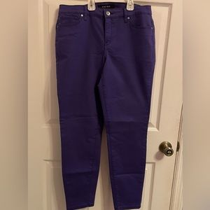 Nine West Purple Jeans | Cigarette fit | Skinny Leg | Size 10 |